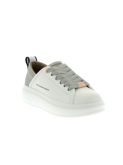 Eco Wembley sneakers da donna in ecopelle bianca ALEXANDER SMITH ACBC | AEBBEWW6733WLYX